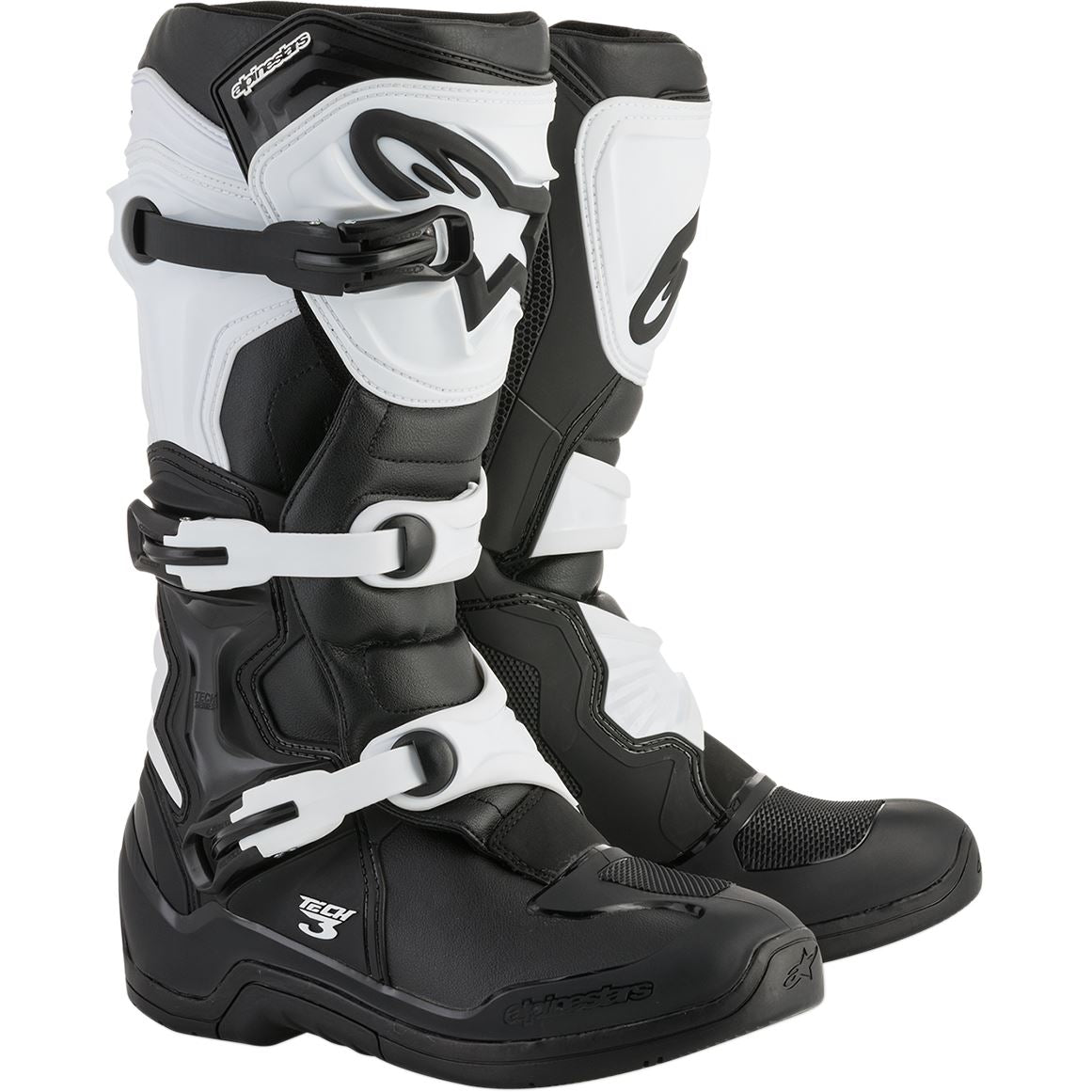 Alpinestars 2026 Tech 3 Motocross Boots Black White